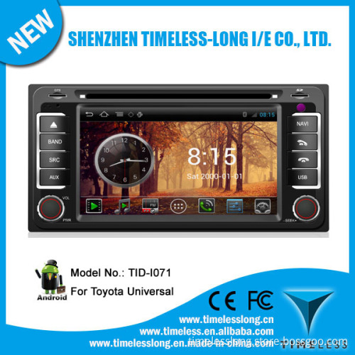 Android System 2 DIN Car DVD for Toyota Corolla with GPS iPod DVR Digital TV Box Bt Radio 3G/WiFi (TID-I071)
